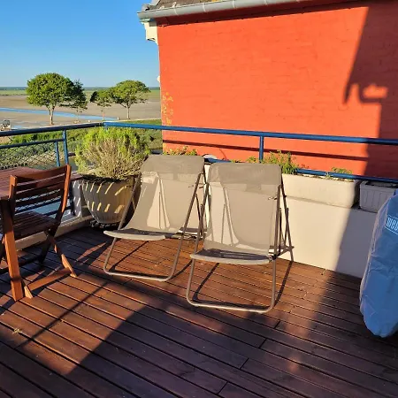 Vue Et Terrasse Panoramique Sur La Baie De Somme Apartman Saint-Valéry-sur-Somme